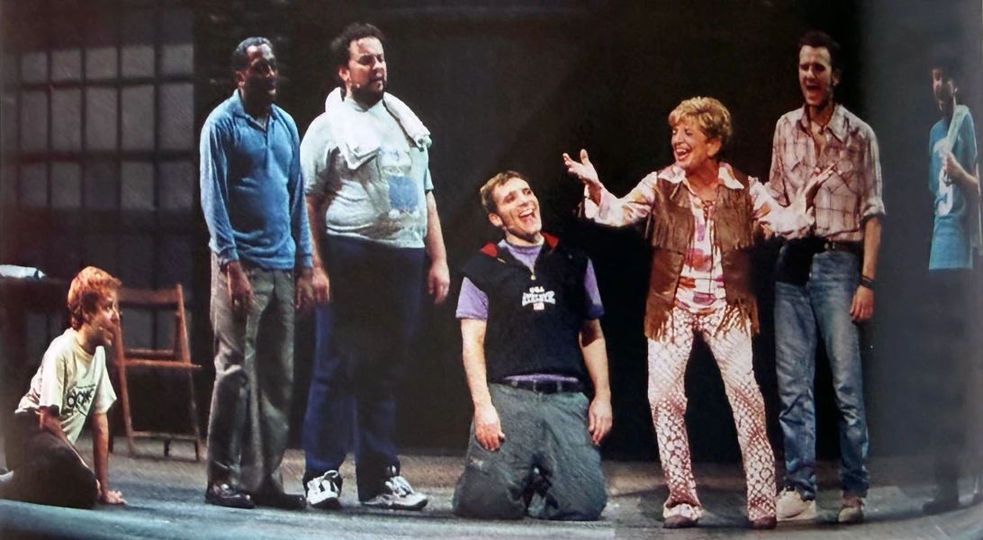 Imagen del musical The full monty (2001)