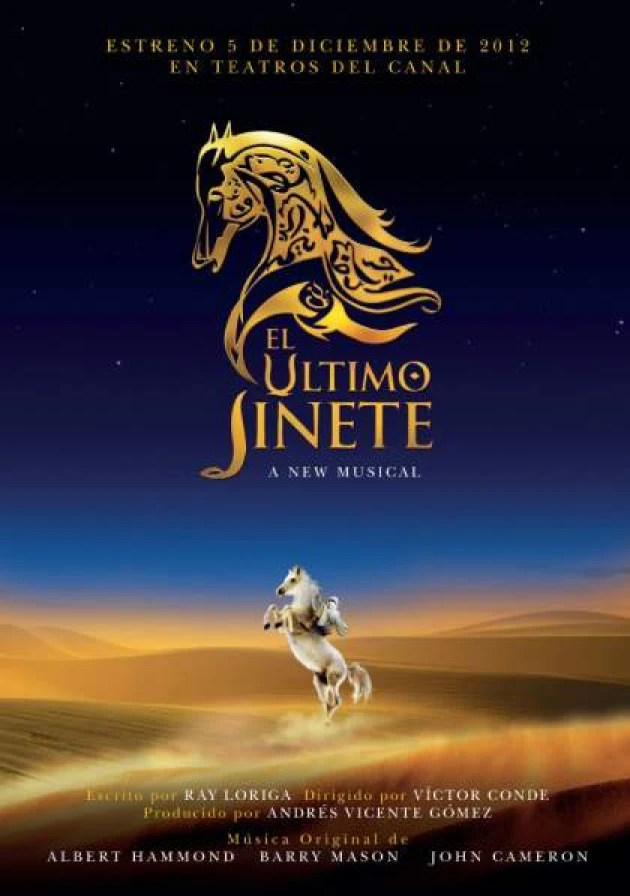 Poster del musical El último jinete (2012)