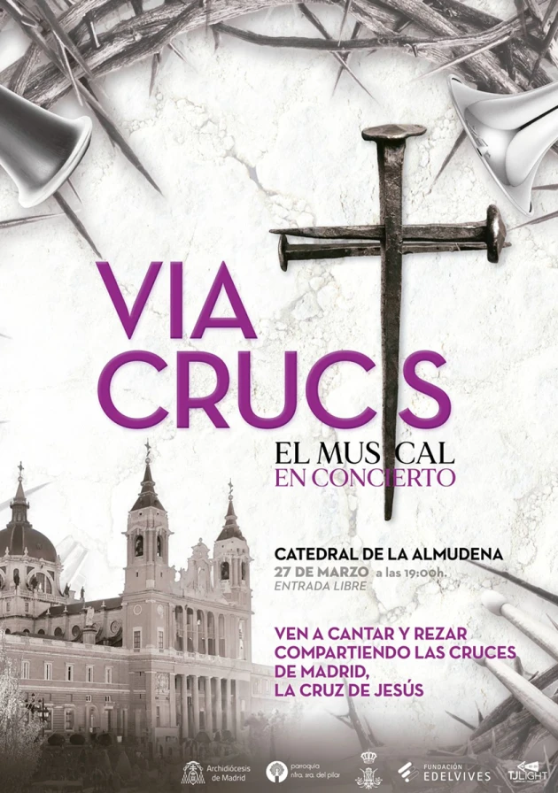 Poster del musical Vía crucis (2022)