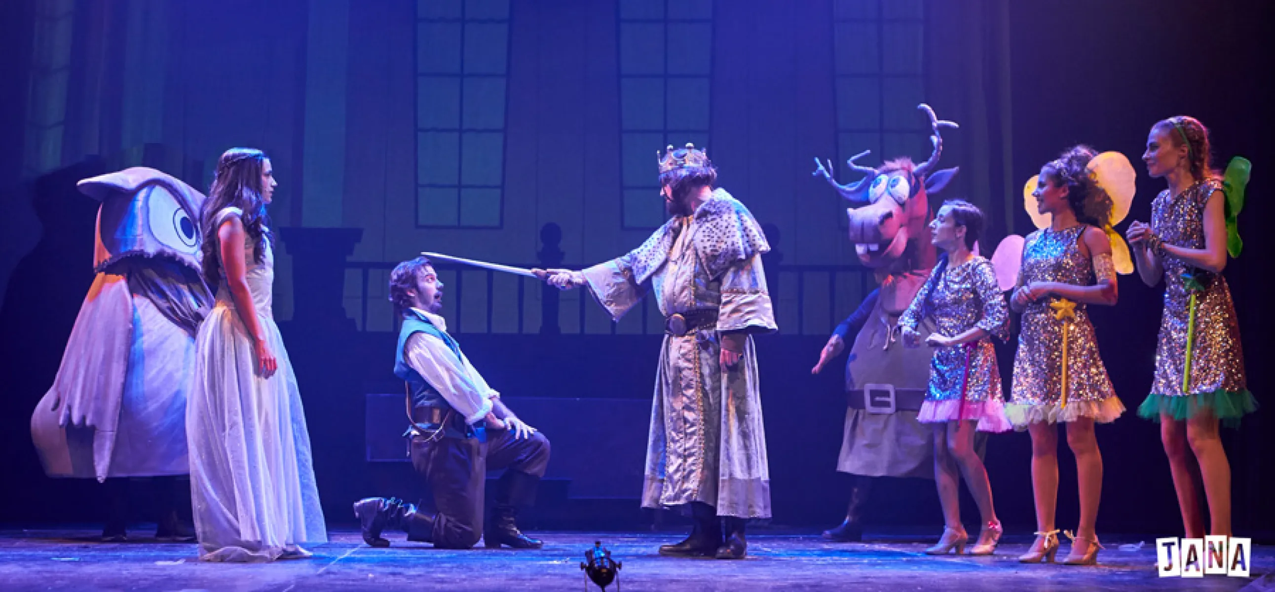 Imagen del musical La bella durmiente y el bosque escondido