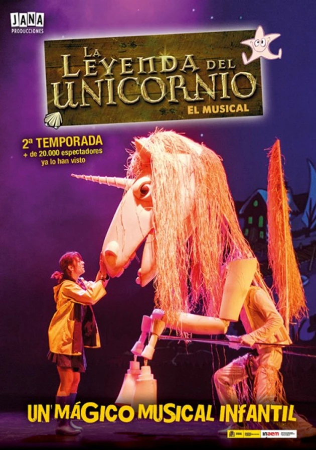 Poster del musical La leyenda del unicornio (2013)