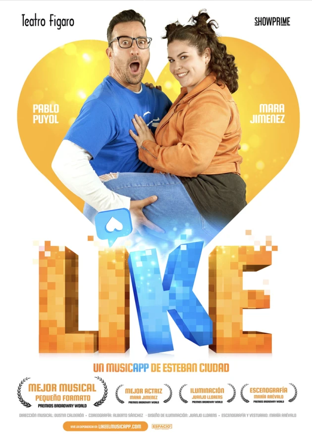 Poster del musical Like, el musicapp (2022)