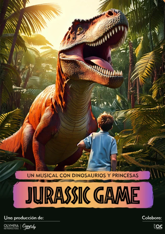 Poster del musical Jurassic Game (2023)