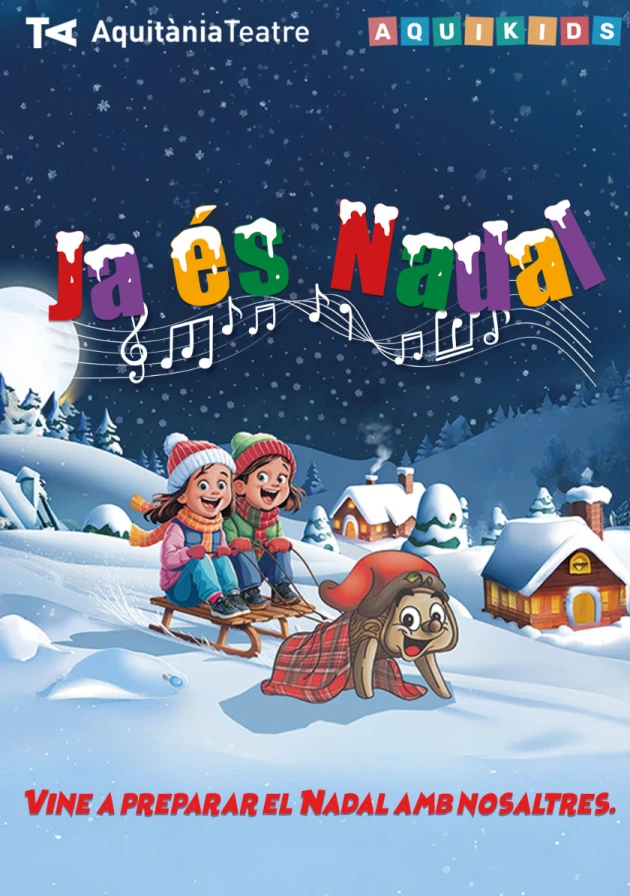 Poster del musical Ja és Nadal (2024)
