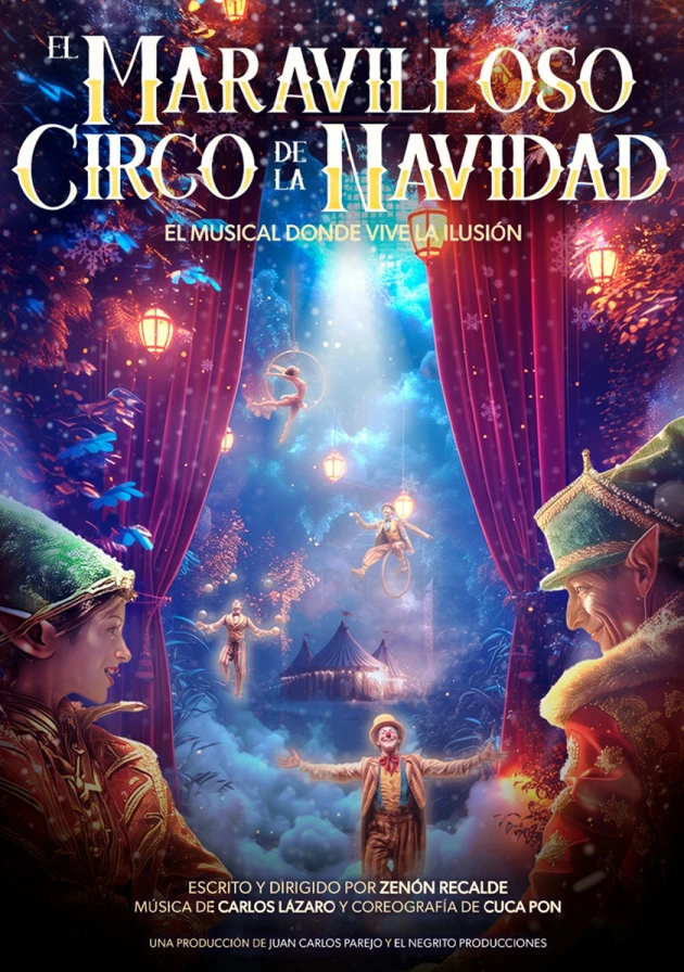 Poster del musical El maravilloso circo de la navidad (2025)