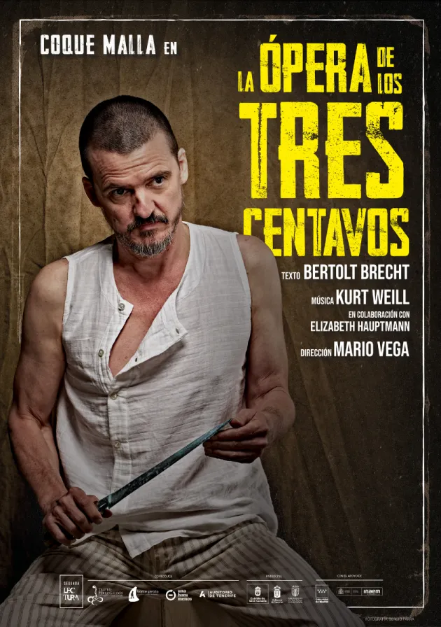 Poster del musical La ópera de los tres centavos