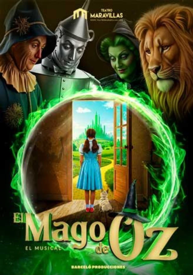 Poster del musical El mago de Oz, el musical (2025)