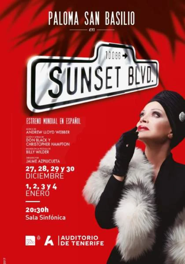 Poster del musical Sunset Boulevard (2017)