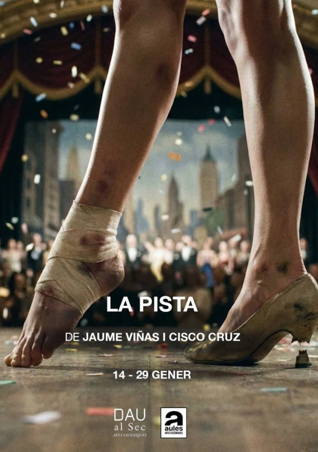 Poster del musical La pista (2026)