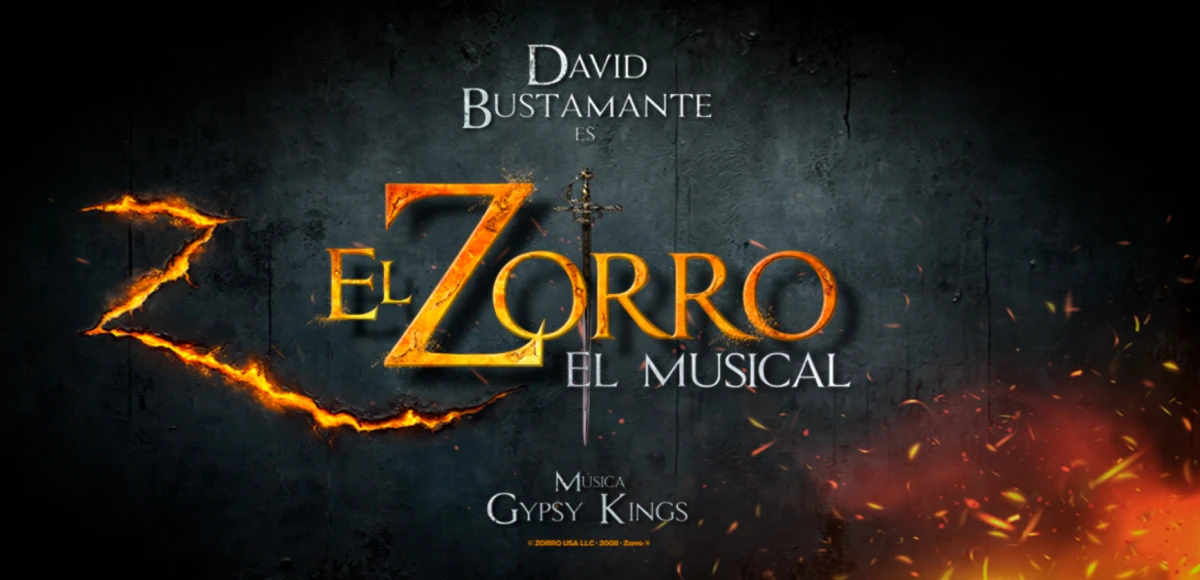 David Bustamante protagonizará “El Zorro, el musical”, con música de los Gypsy Kings