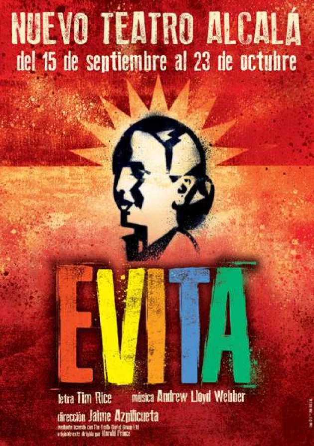 Poster del musical Evita (2015)