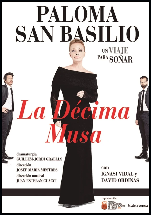 Poster del musical La décima musa (2016)