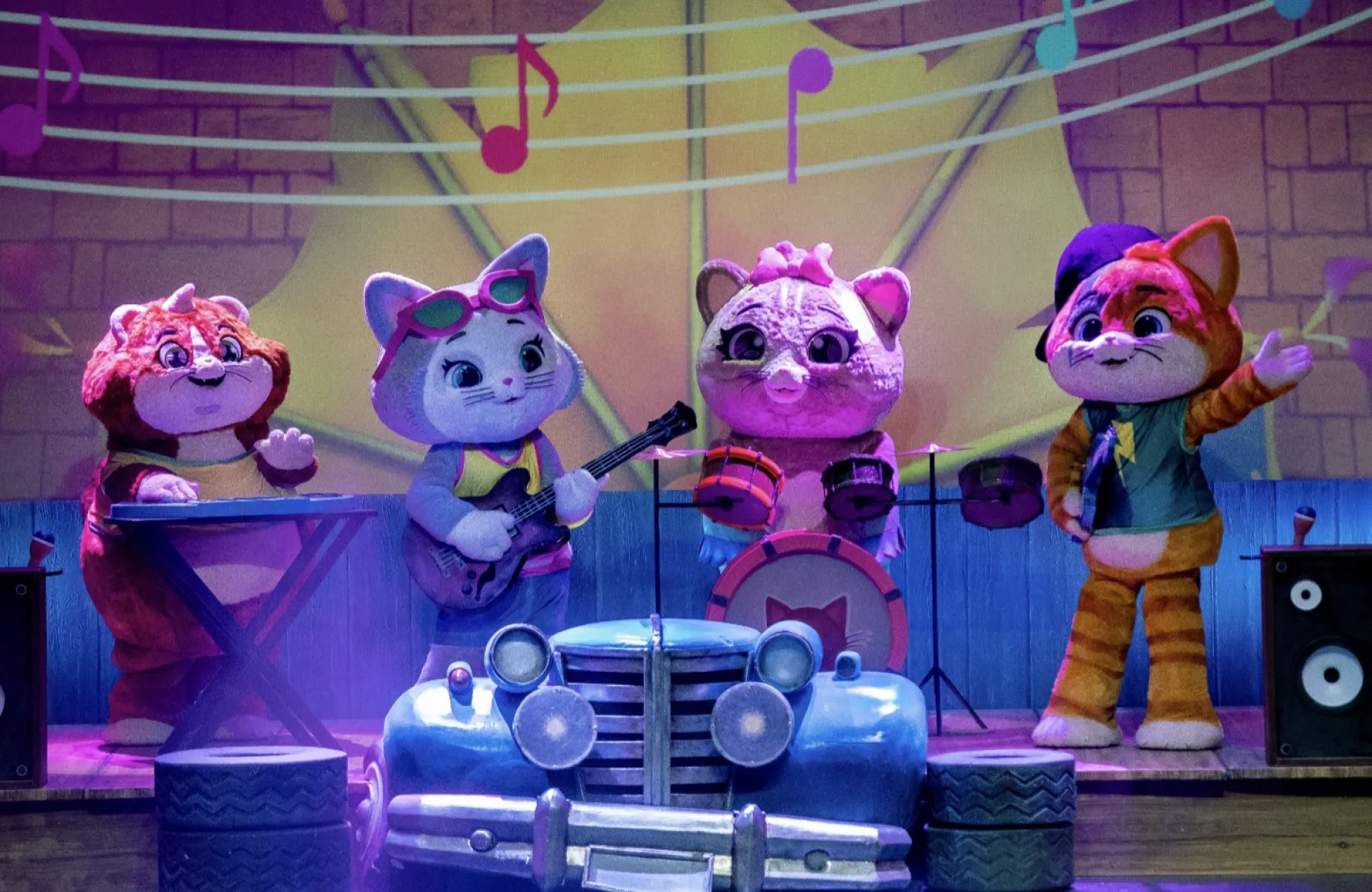 Imagen del musical 44 gatos (2026)