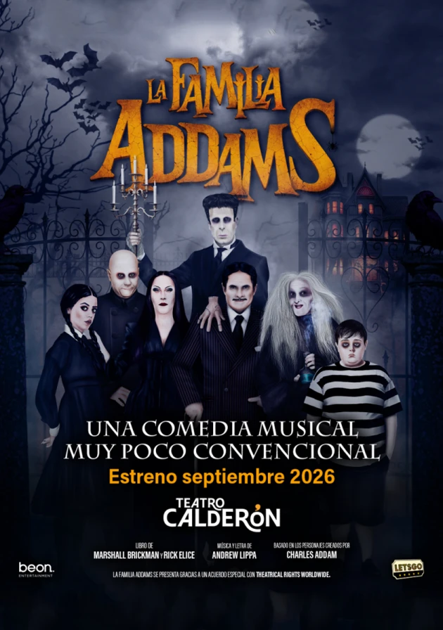 Poster del musical La familia Addams