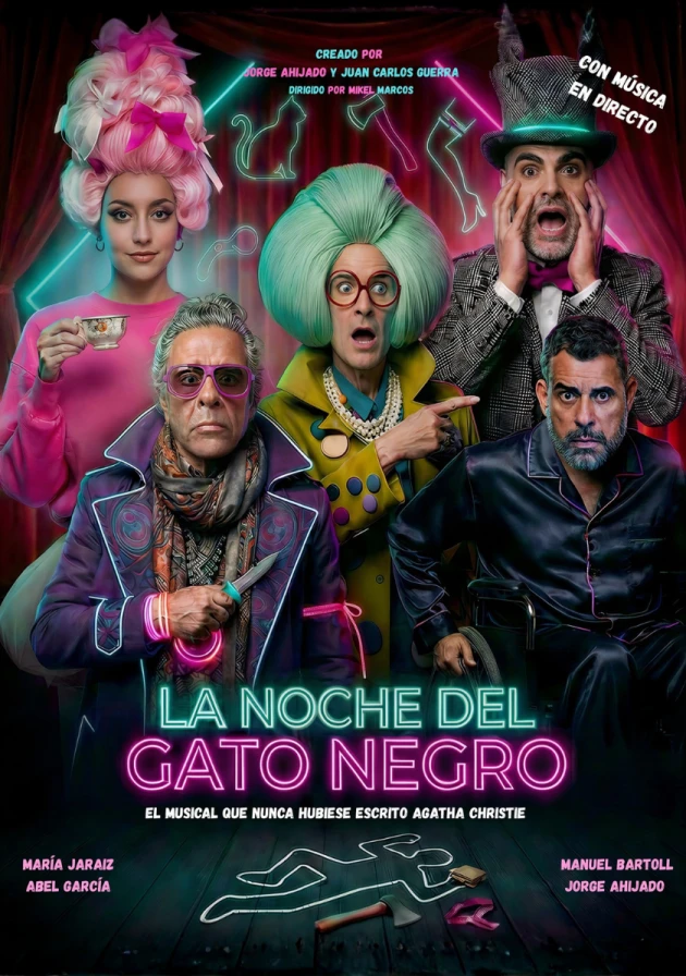 Poster del musical La noche del gato negro