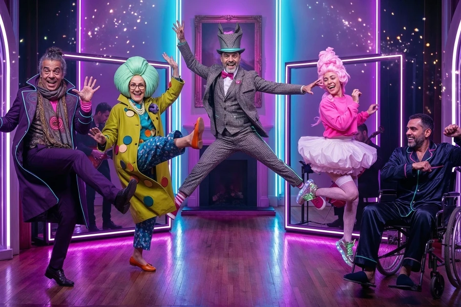 Imagen del musical La noche del gato negro