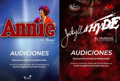 ¡Casting! Theatre Properties busca artistas para las giras nacionales de 'Annie' y 'Jekyll & Hyde' 2026/27