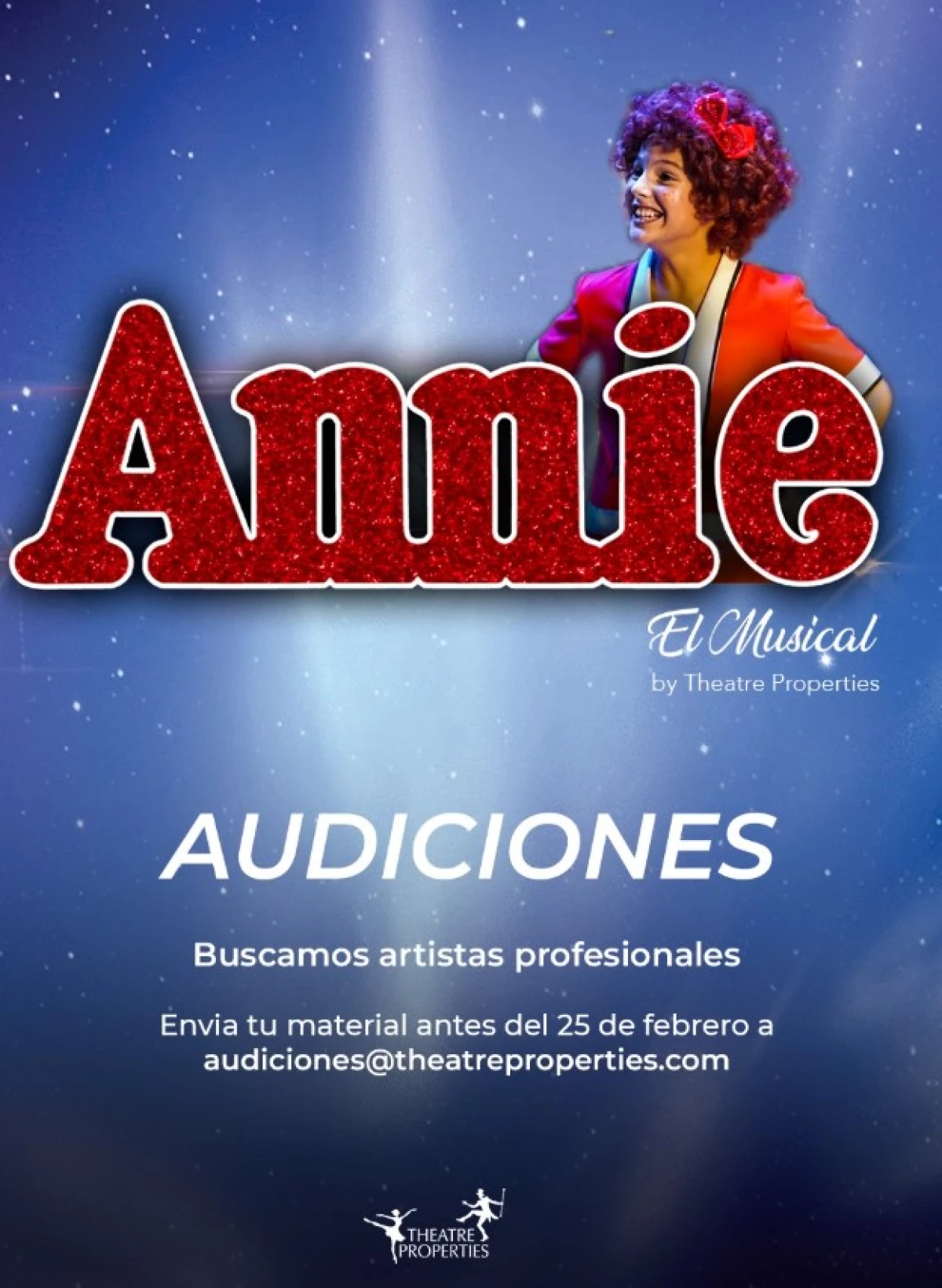 ¡Casting! Theatre Properties busca artistas para las giras nacionales de 'Annie' y 'Jekyll & Hyde' 2026/27
