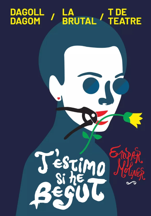 Poster del musical T'estimo si he begut (2020)