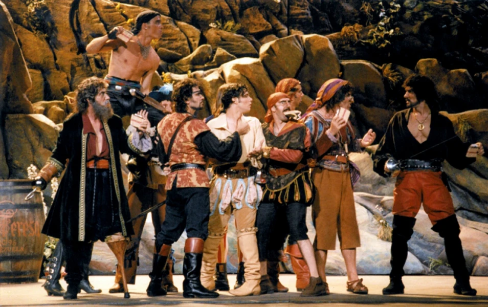 Imagen del musical Els pirates (1997)