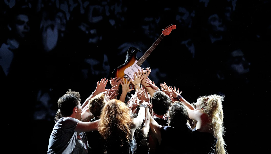 Imagen del musical Cop de rock (2011)