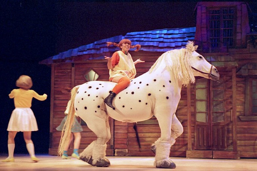 Imagen del musical Pippi Calzaslargas (2000)