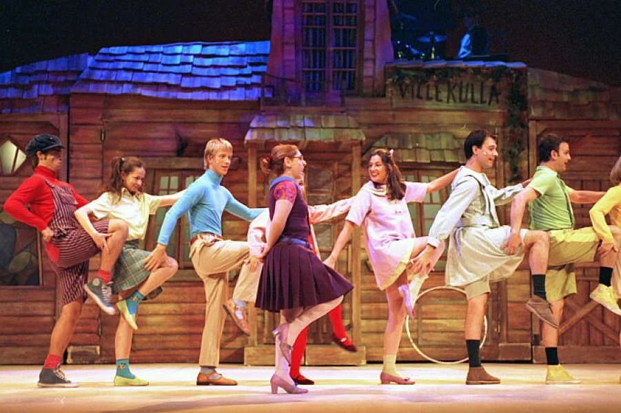 Imagen del musical Pippi Calzaslargas (2000)