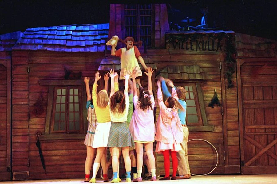 Imagen del musical Pippi Calzaslargas (2000)