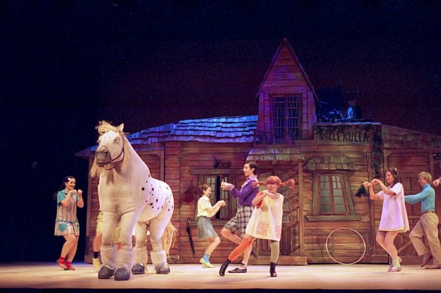 Imagen del musical Pippi Calzaslargas (2000)