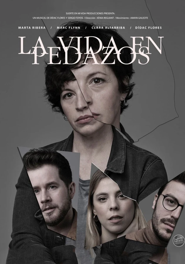 Poster del musical La vida en pedazos (2021)