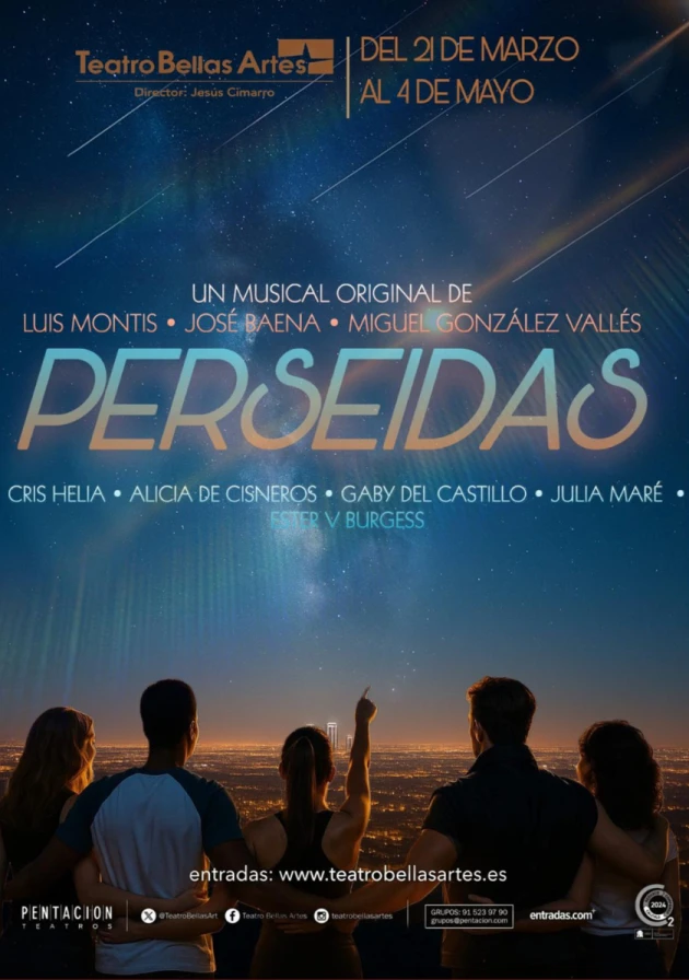 Poster del musical Perseidas (2026)