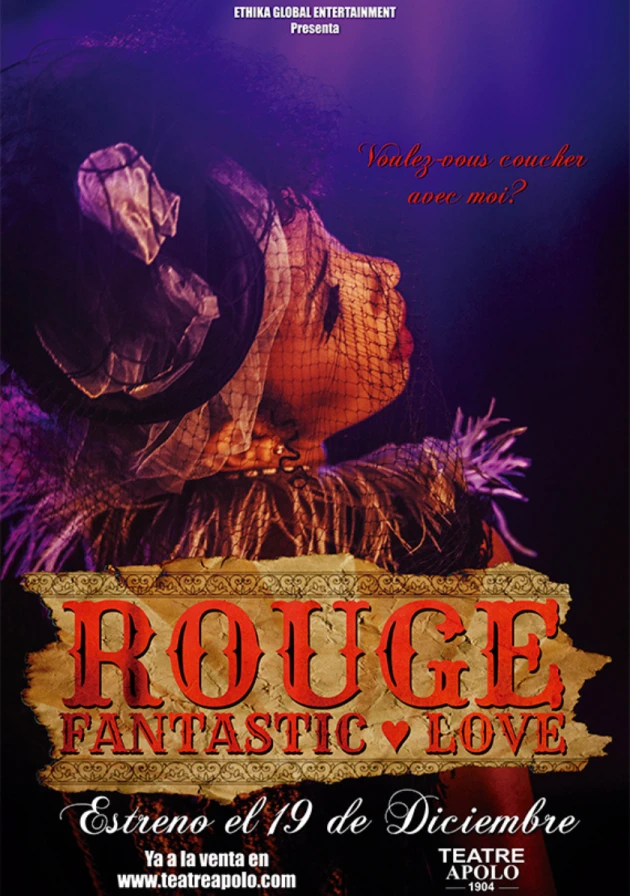 Poster del musical Rouge. Fantastic love (2017)