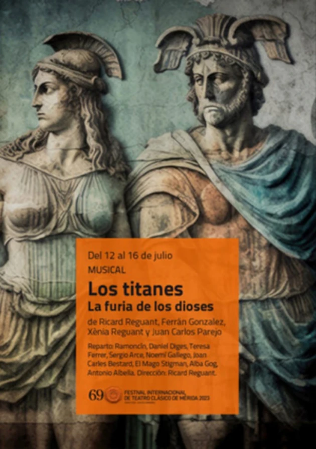 Poster del musical Los titanes. La furia de los dioses (2023)