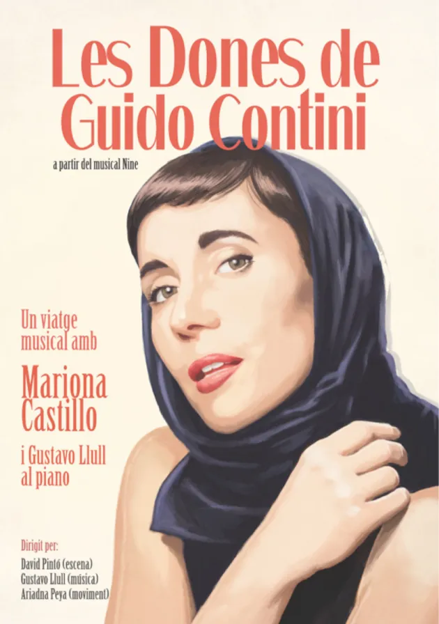 Poster del musical Les dones de Guido Contini (2016)