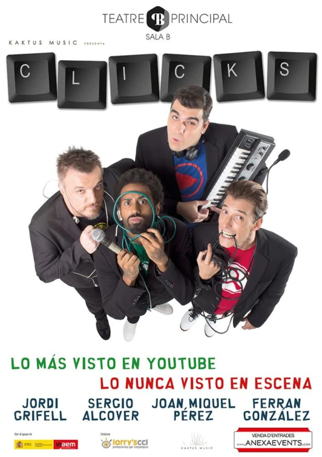 Poster del musical Clicks (2015)