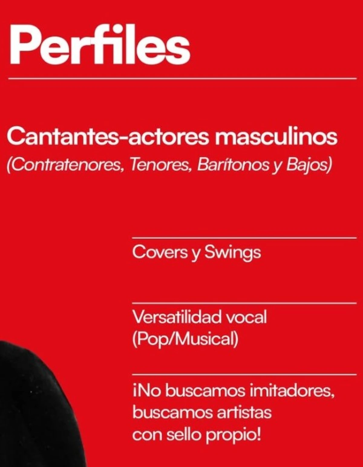 CASTING: Melomans busca voces masculinas para Libre, el Musical de Nino Bravo