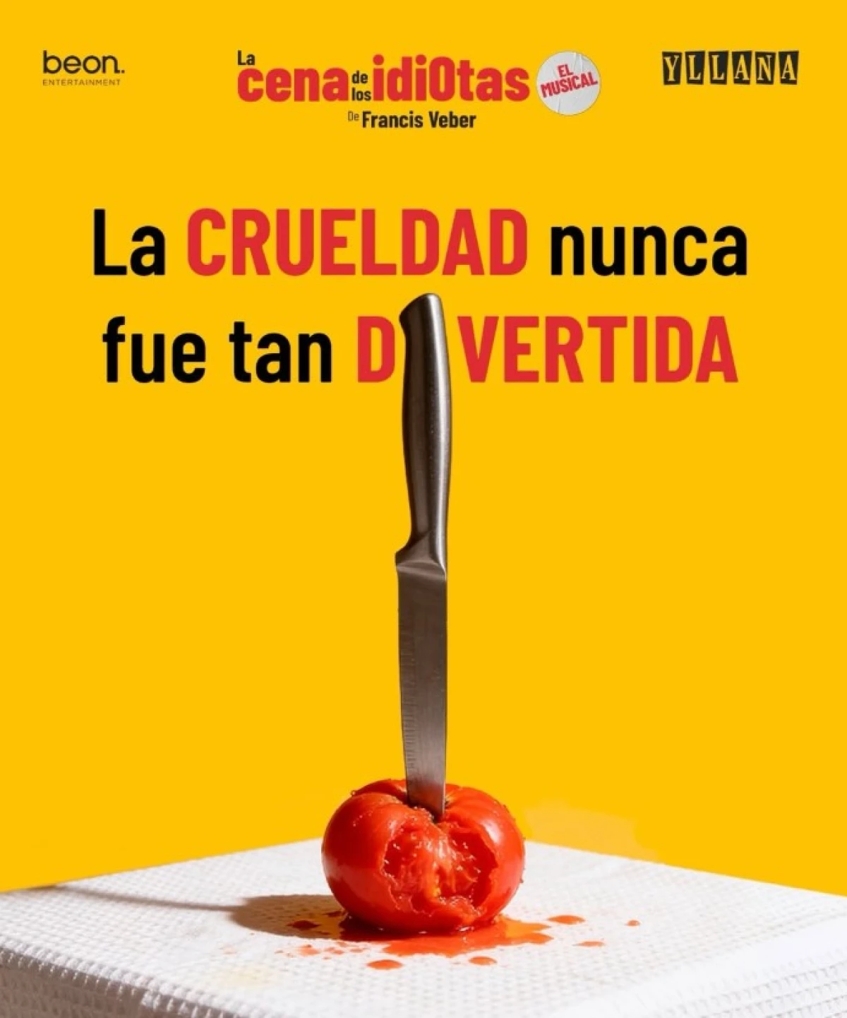 Beon. Entertainment abre el casting para el estreno mundial de La Cena de los idiotas, el musical