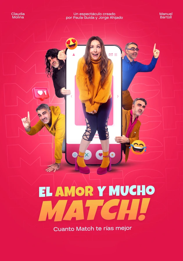 Poster del musical El amor y mucho MATCH!