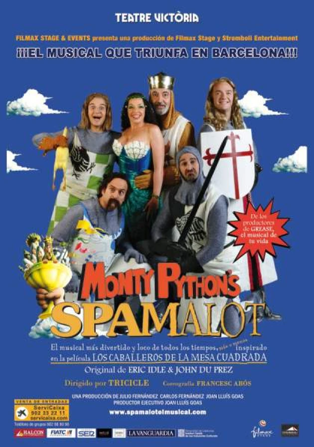 Poster del musical Spamalot (2009)