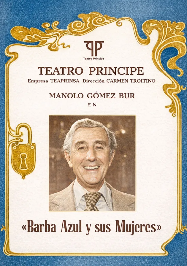 Poster del musical Barba Azul y sus mujeres (1980)