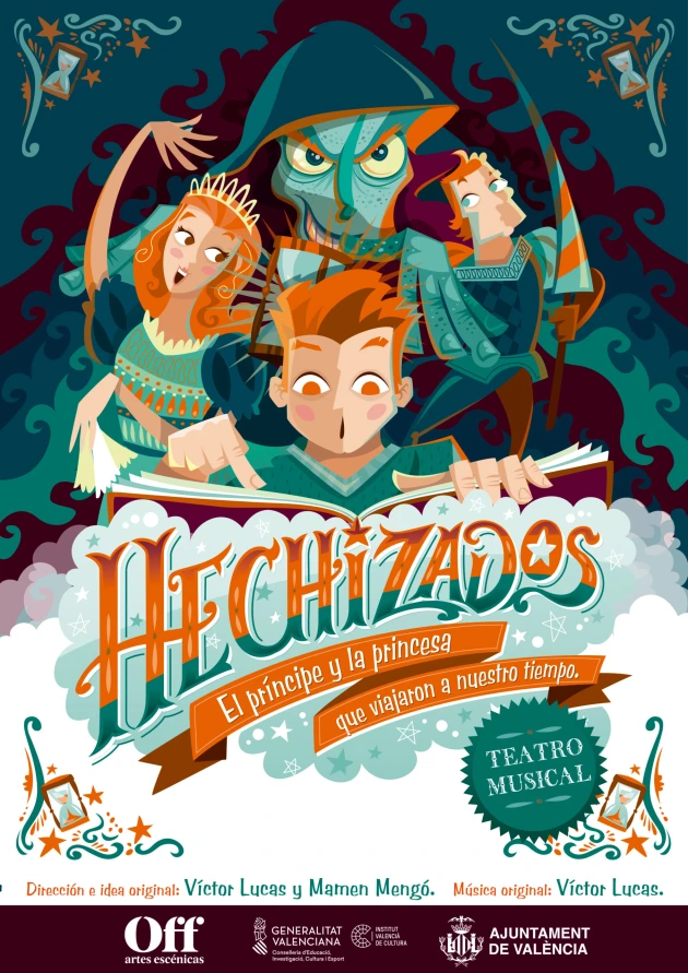 Poster del musical Hechizados (2019)