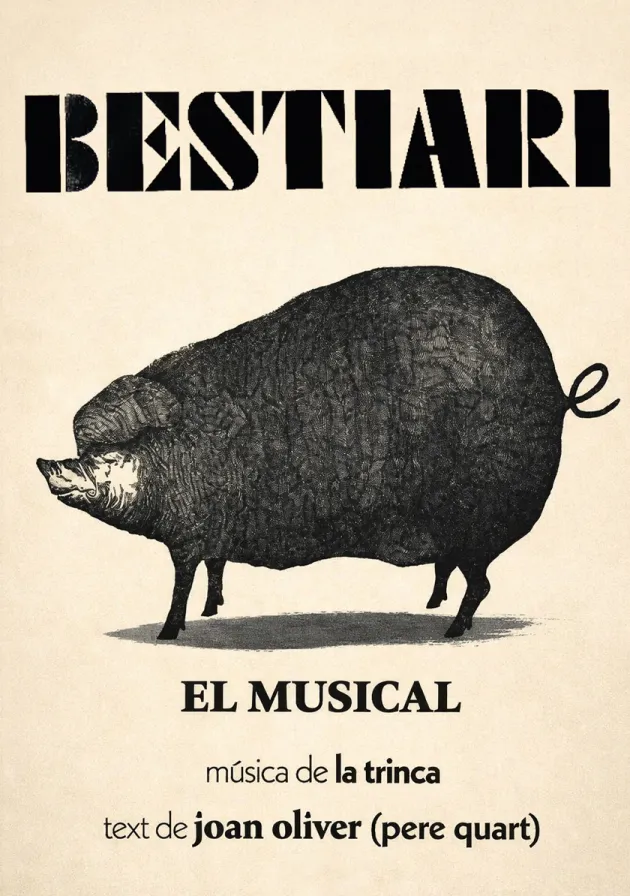 Poster del musical Bestiari (1972)