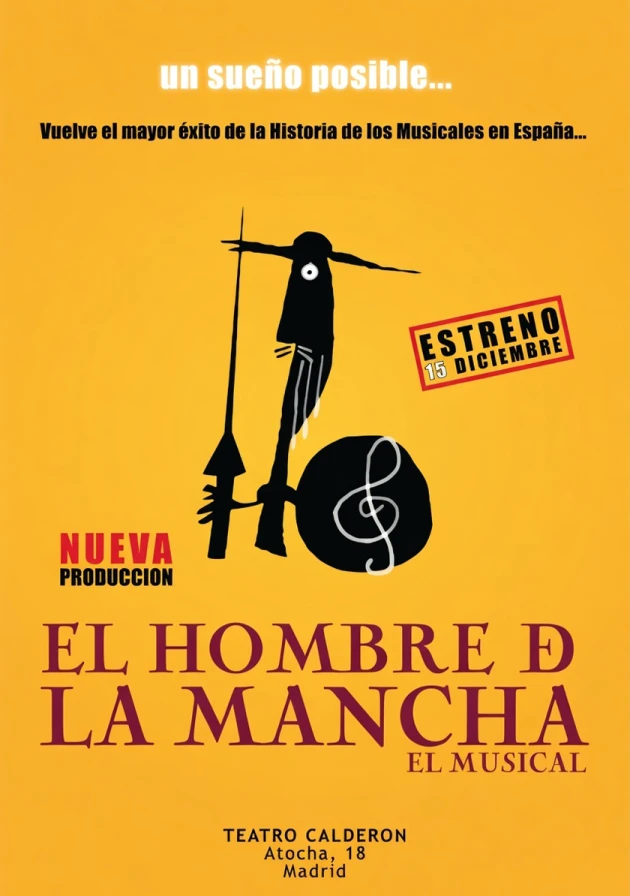 Poster del musical El hombre de la Mancha (2004)