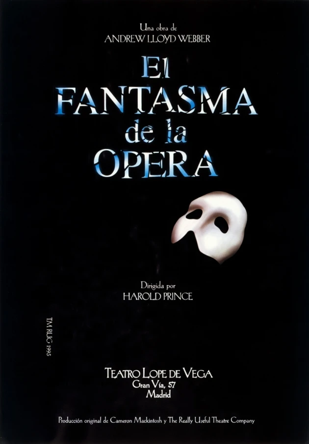 Poster del musical El fantasma de la ópera (2002)