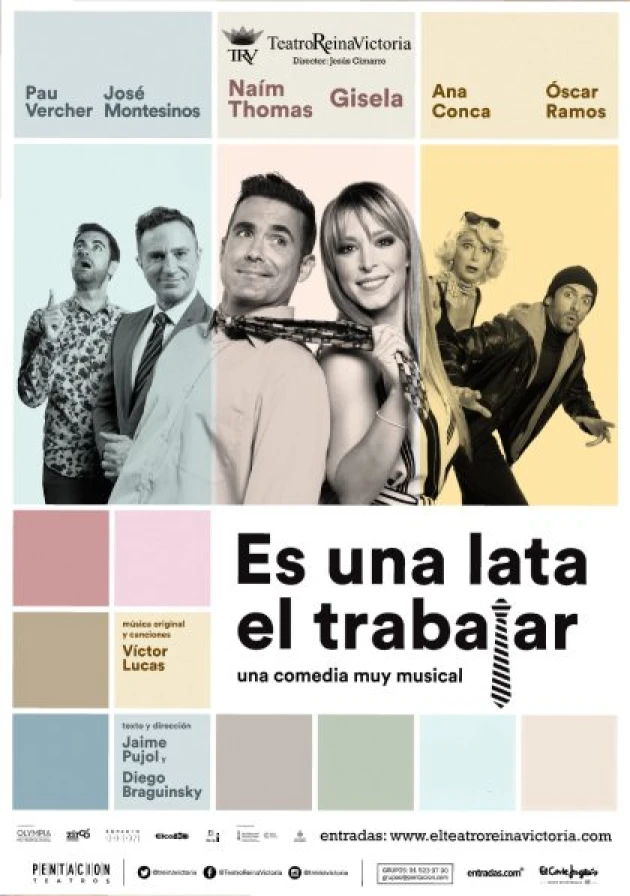 Poster del musical Es una lata el trabajar (2022)