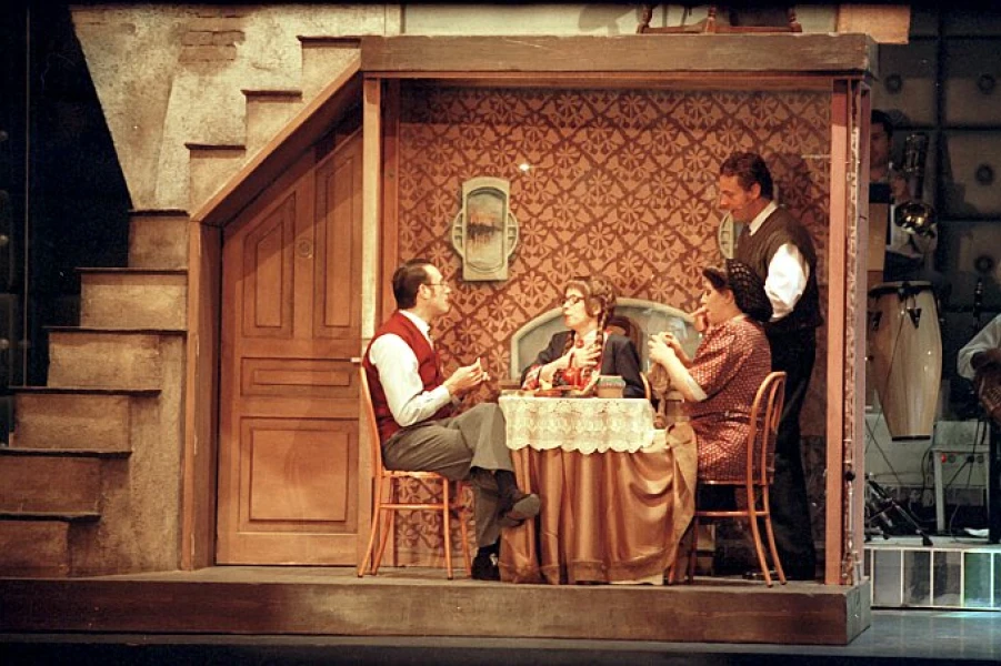 Imagen del musical Estamos en el aire (1999)