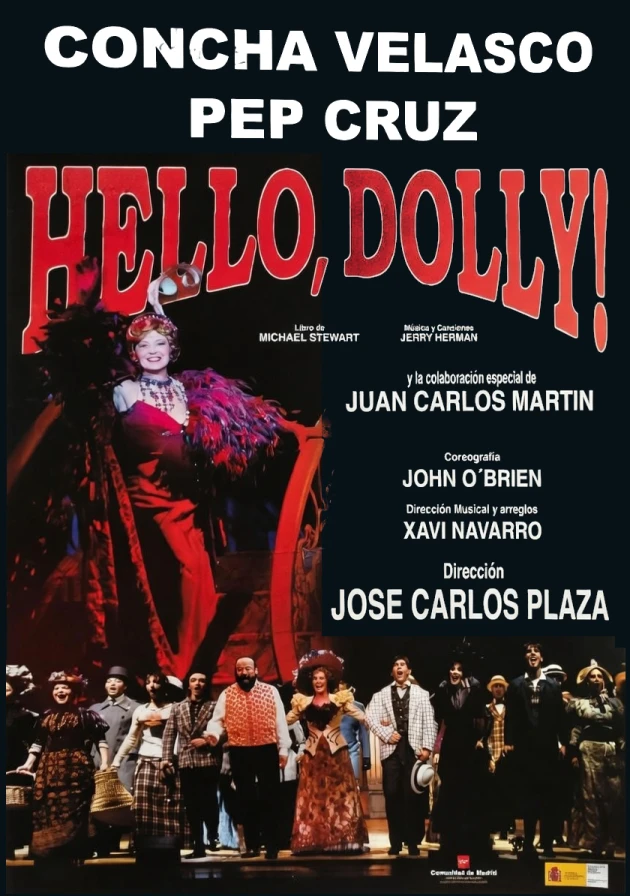 Poster del musical Hello Dolly (2001)