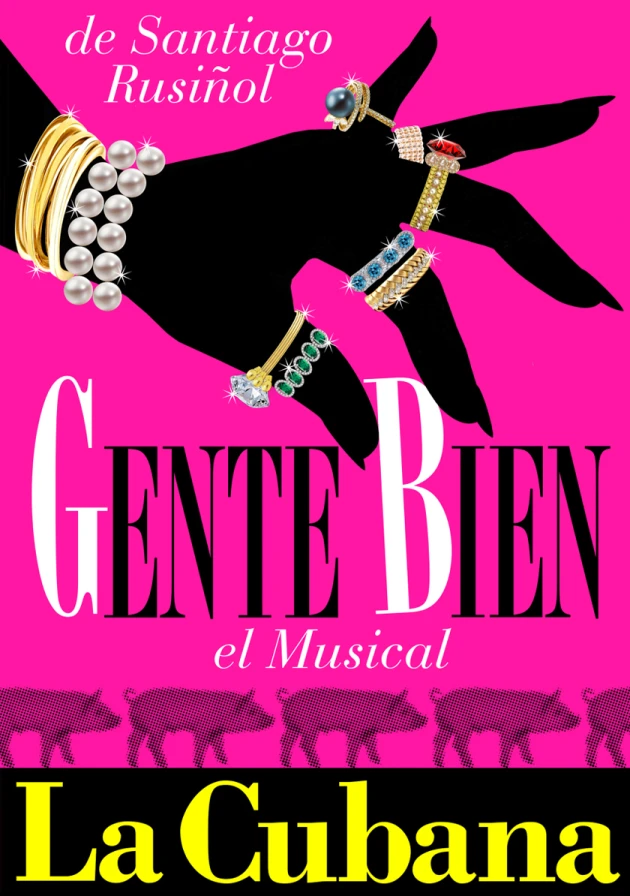 Poster del musical Gente bien (2016)