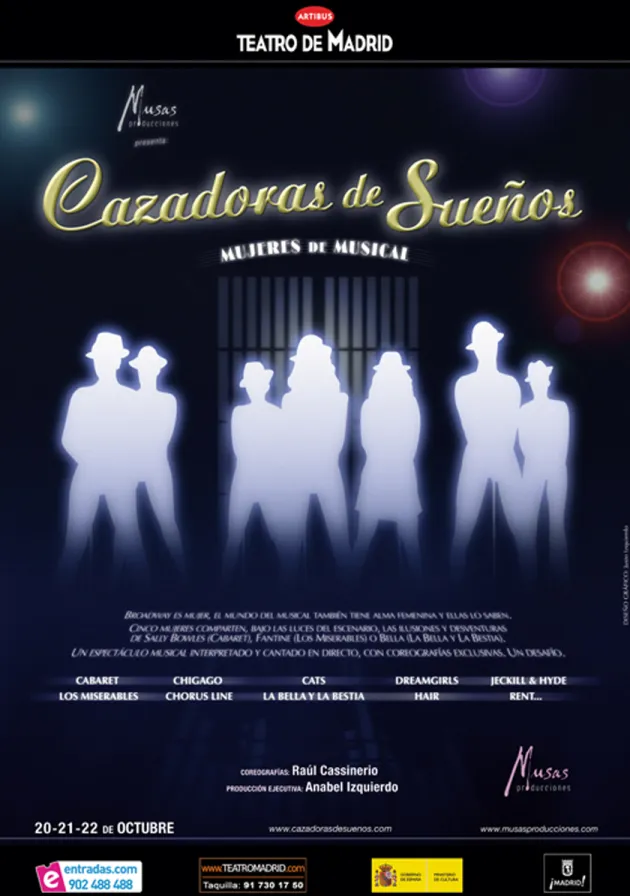Poster del musical Cazadoras de sueños (2010)