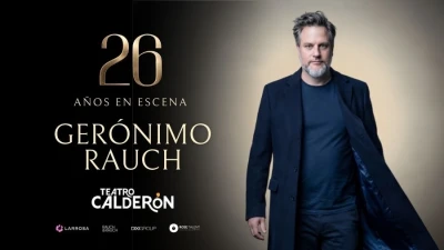 Gerónimo Rauch celebra "26 años en escena" con un concierto histórico en el Teatro Calderón